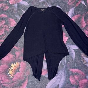 David Lerner Long-sleeve Asymmetrical Top